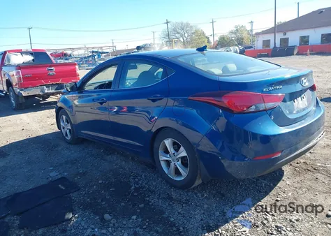 2016 Hyundai Elantra Value Edition из США, поврежденный, VIN KMHDH4AE2GU564761